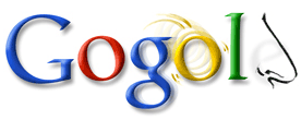 Логотип Google первого апреля (Gogol)